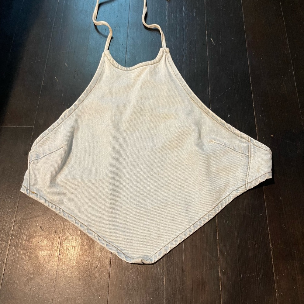 PacSun Denim Halter Top